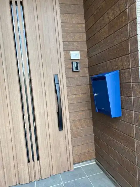 ガラス職人がつくるヴィンテージ風ガラス表札【hf-v02】