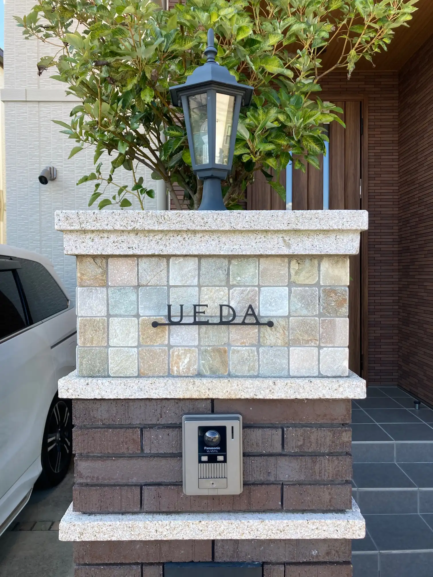 人気のカフェスタイル レーザーカットステンレス表札【LCS-03】