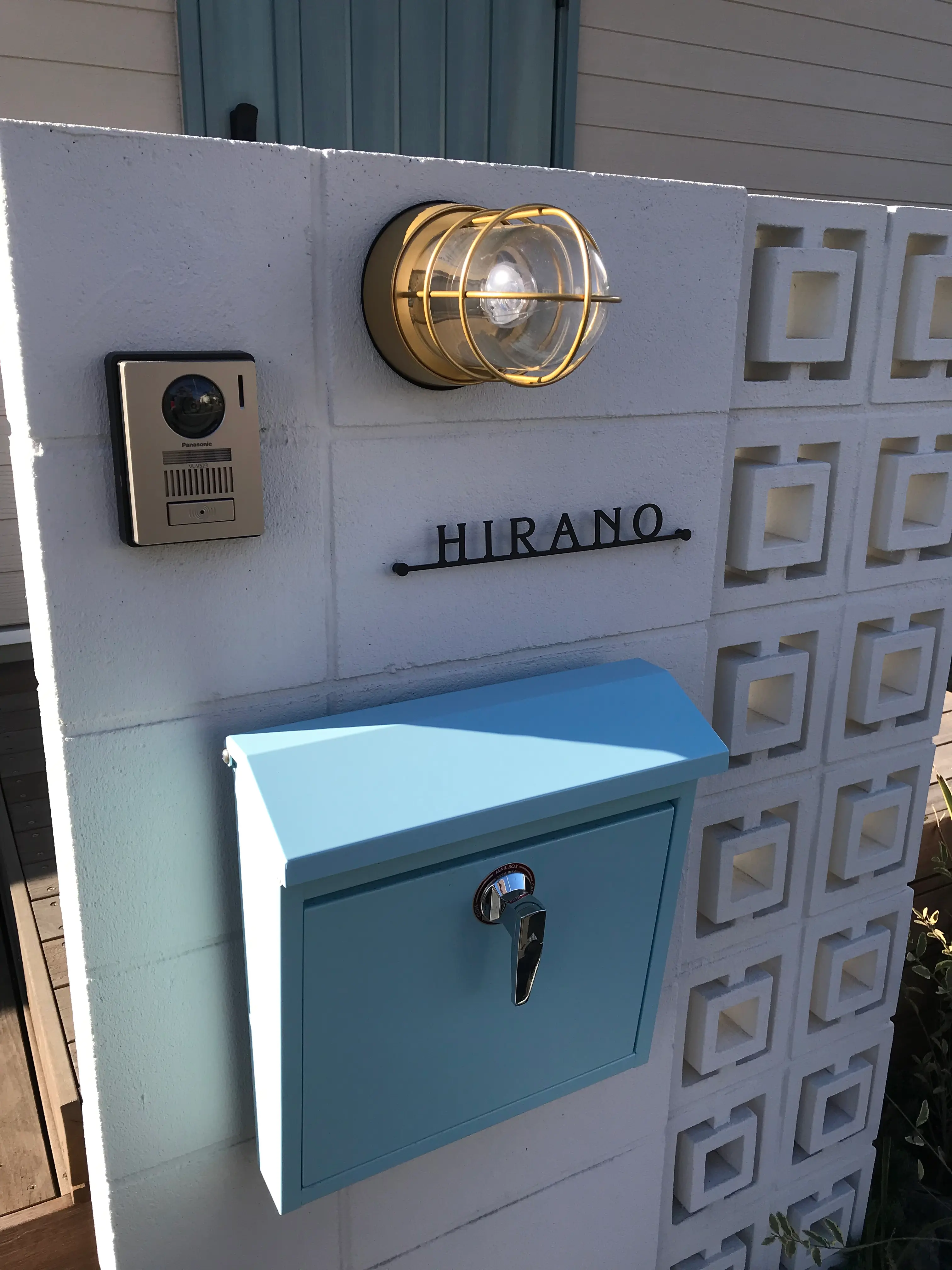 人気のカフェスタイル レーザーカットステンレス表札【LCS-03】