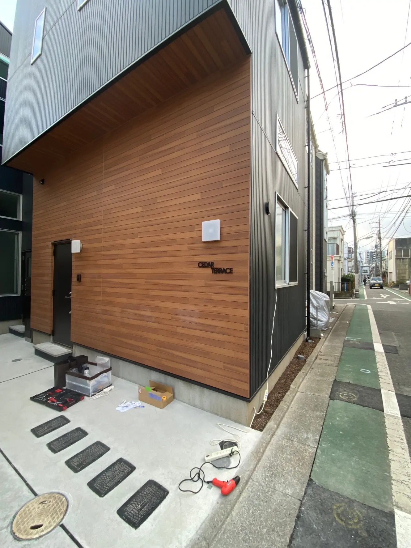 アンダーラインのないシンプルな切り文字レーザーカットステンレス表札【lcsr-01】