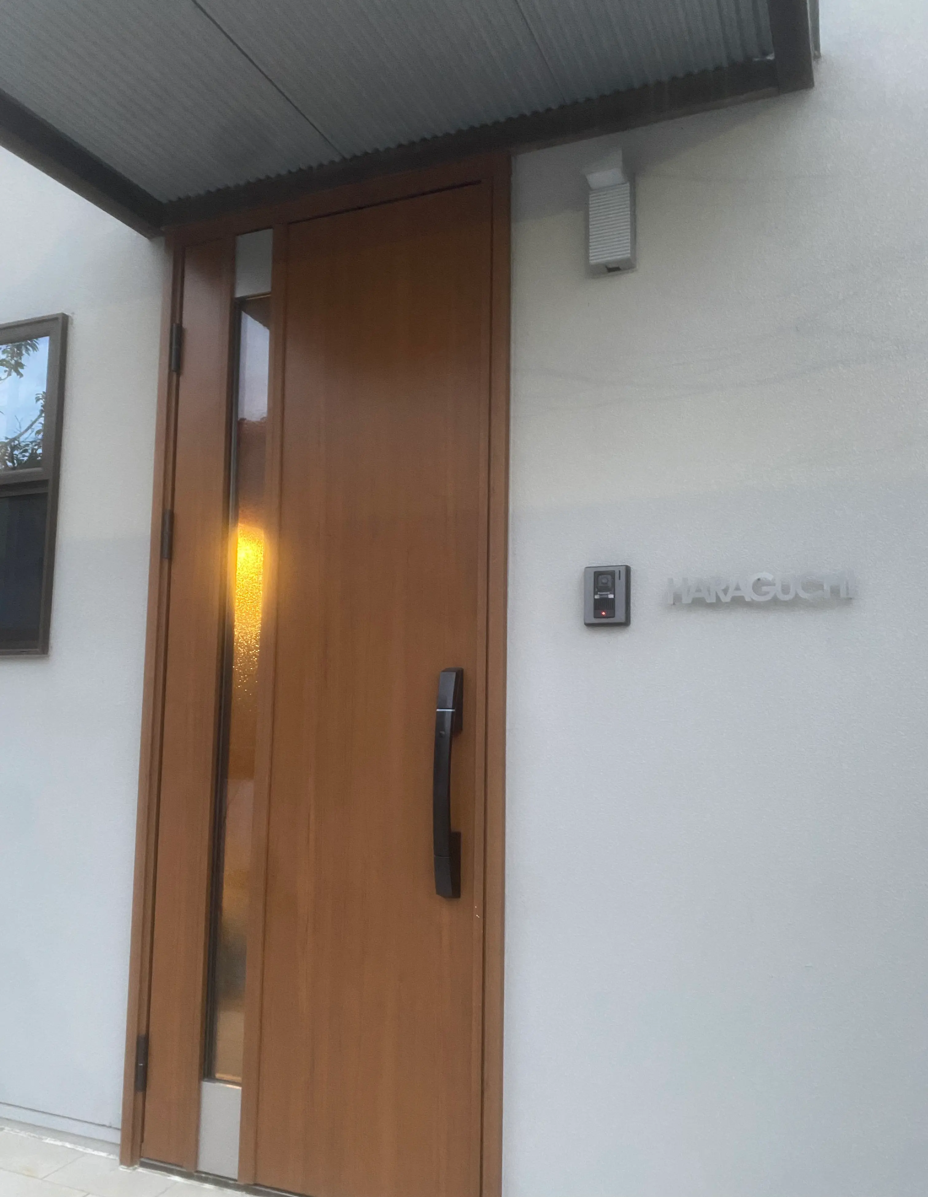 アンダーラインのないシンプルな切り文字レーザーカットステンレス表札【lcsr-01】