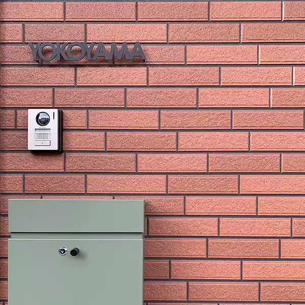 アンダーラインのないシンプルな切り文字レーザーカットステンレス表札【lcsr-01】