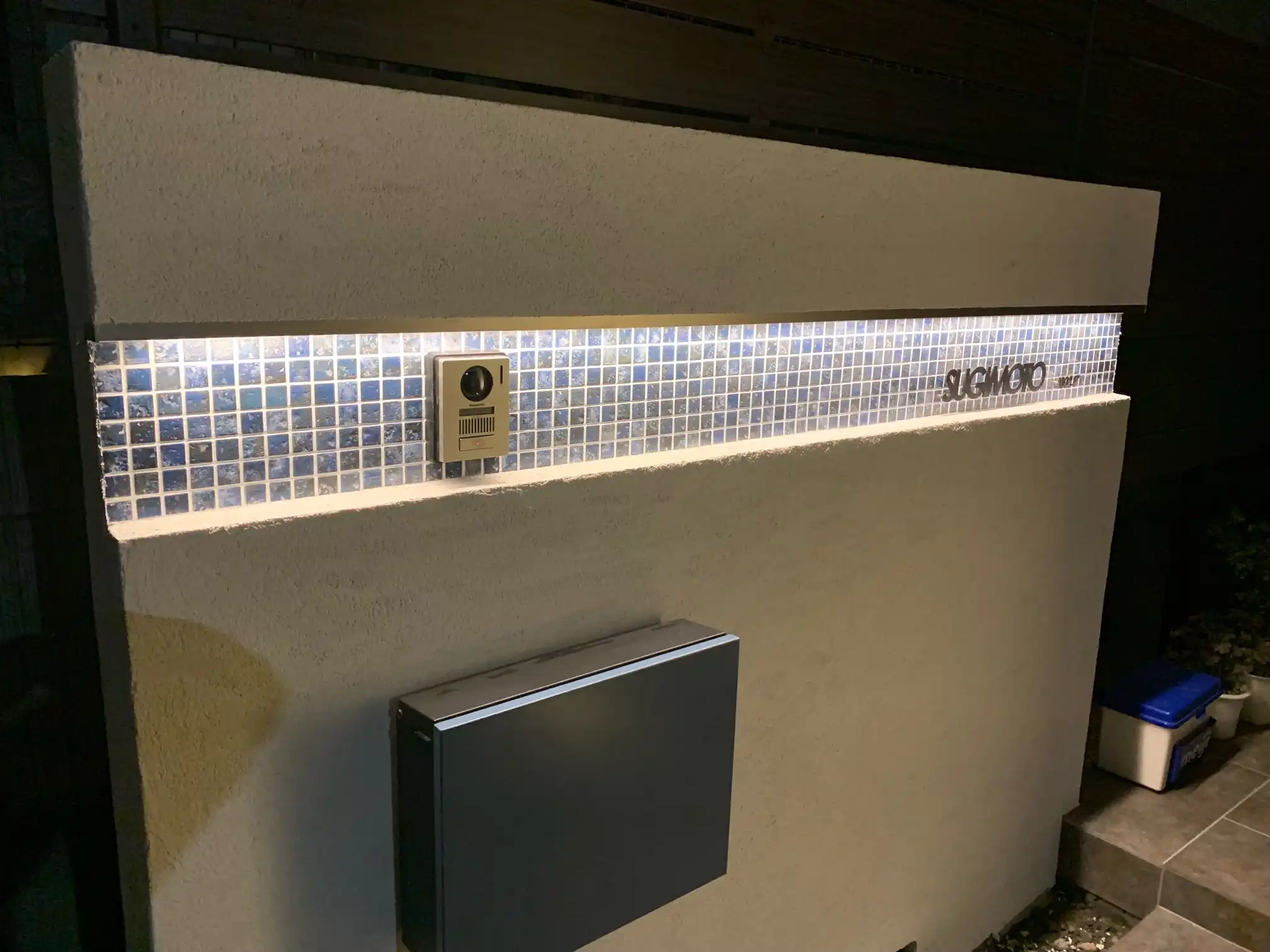 アンダーラインのないシンプルな切り文字レーザーカットステンレス表札【lcsr-01】