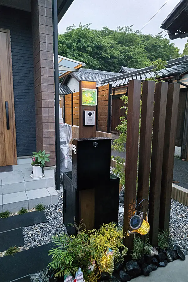 デザイン・カラーが選べるガラス表札【hf-14000】