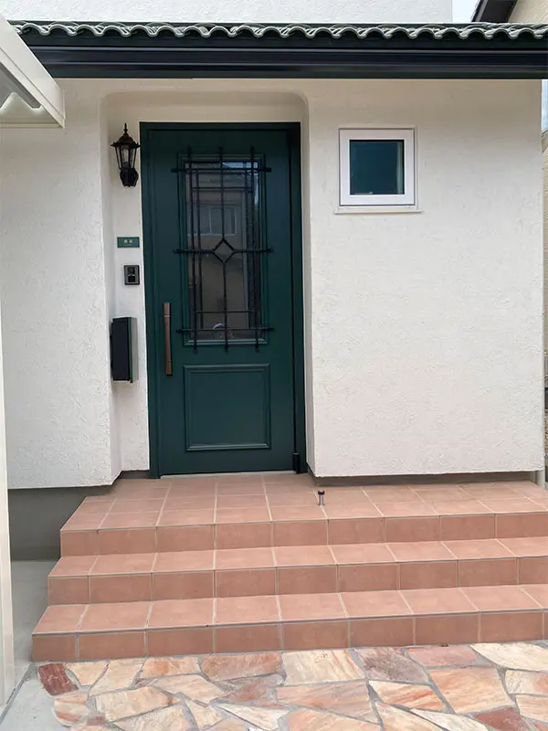 マットな質感が今っぽいニュアンスカラータイル表札【hsm-13b】