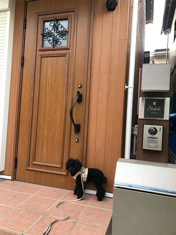 やわらかなモノトーンタイル表札 Norm ノーム タイル表札【hsm-15】