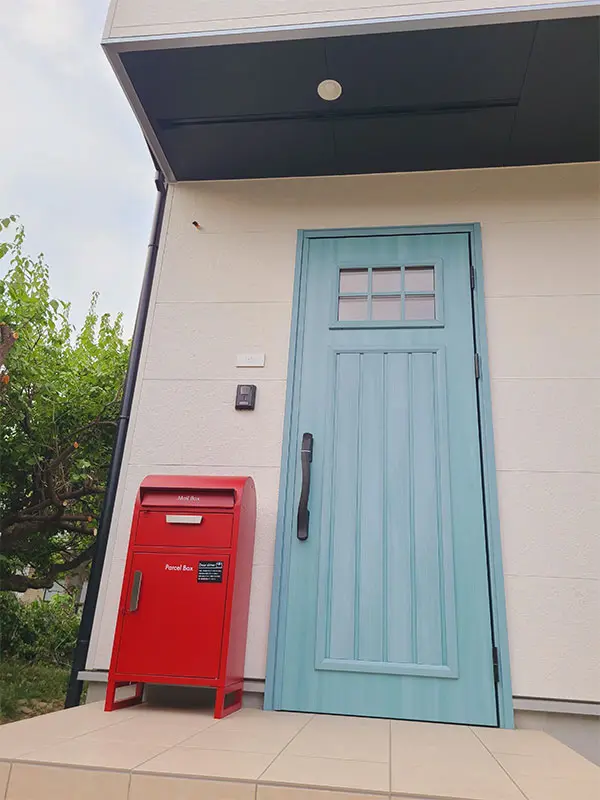 マットな質感が今っぽいニュアンスカラータイル表札【hsm-13b】