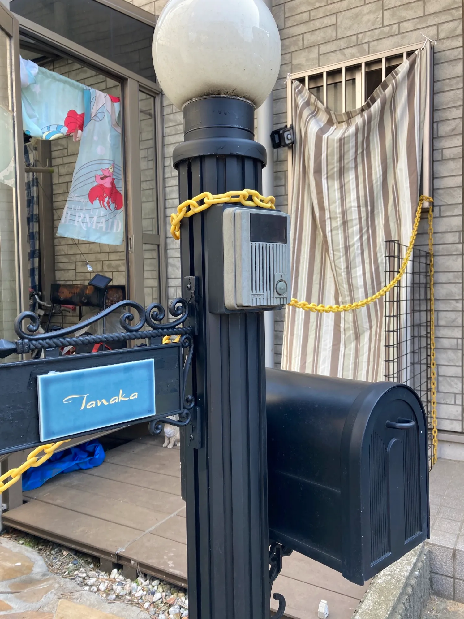 マットな質感が今っぽいニュアンスカラータイル表札【hsm-13b】