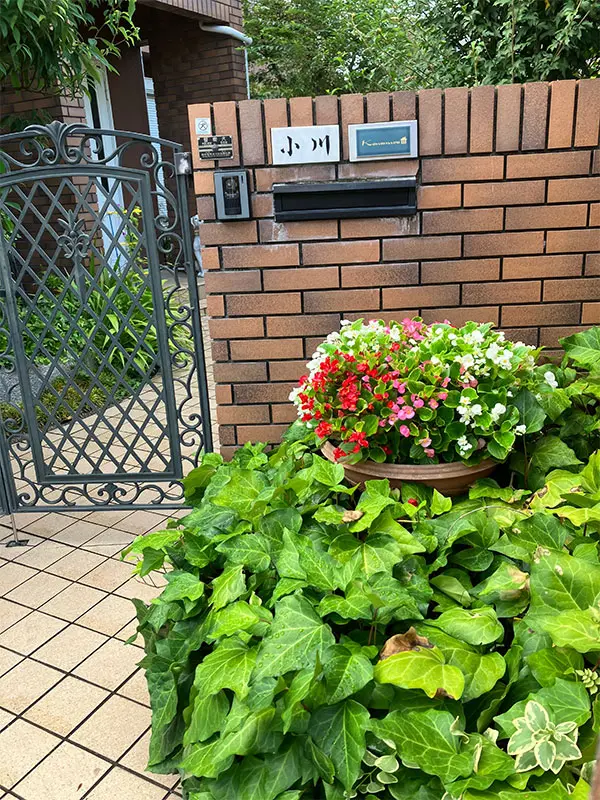 マットな質感が今っぽいニュアンスカラータイル表札【hsm-13b】