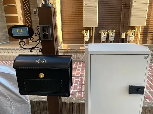 マットな質感が今っぽいニュアンスカラータイル表札【hsm-13b】