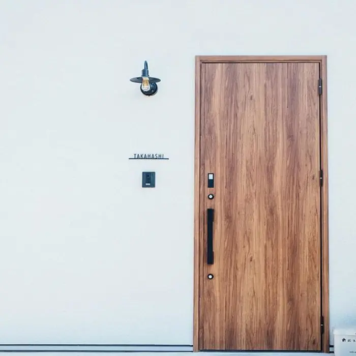 人気のカフェスタイル レーザーカットステンレス表札【LCS-03】