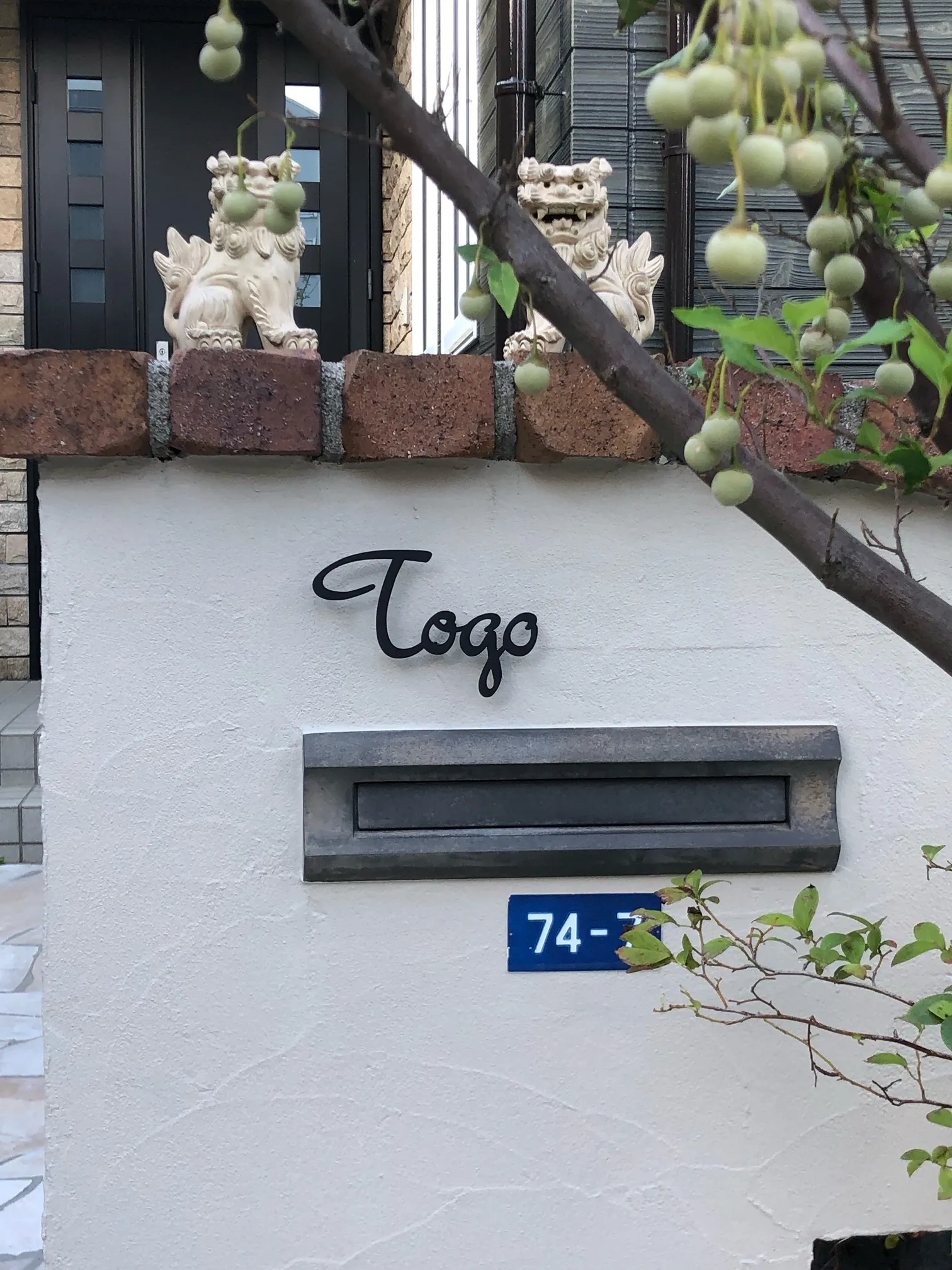 アンダーラインのないシンプルな切り文字レーザーカットステンレス表札【lcsr-02】