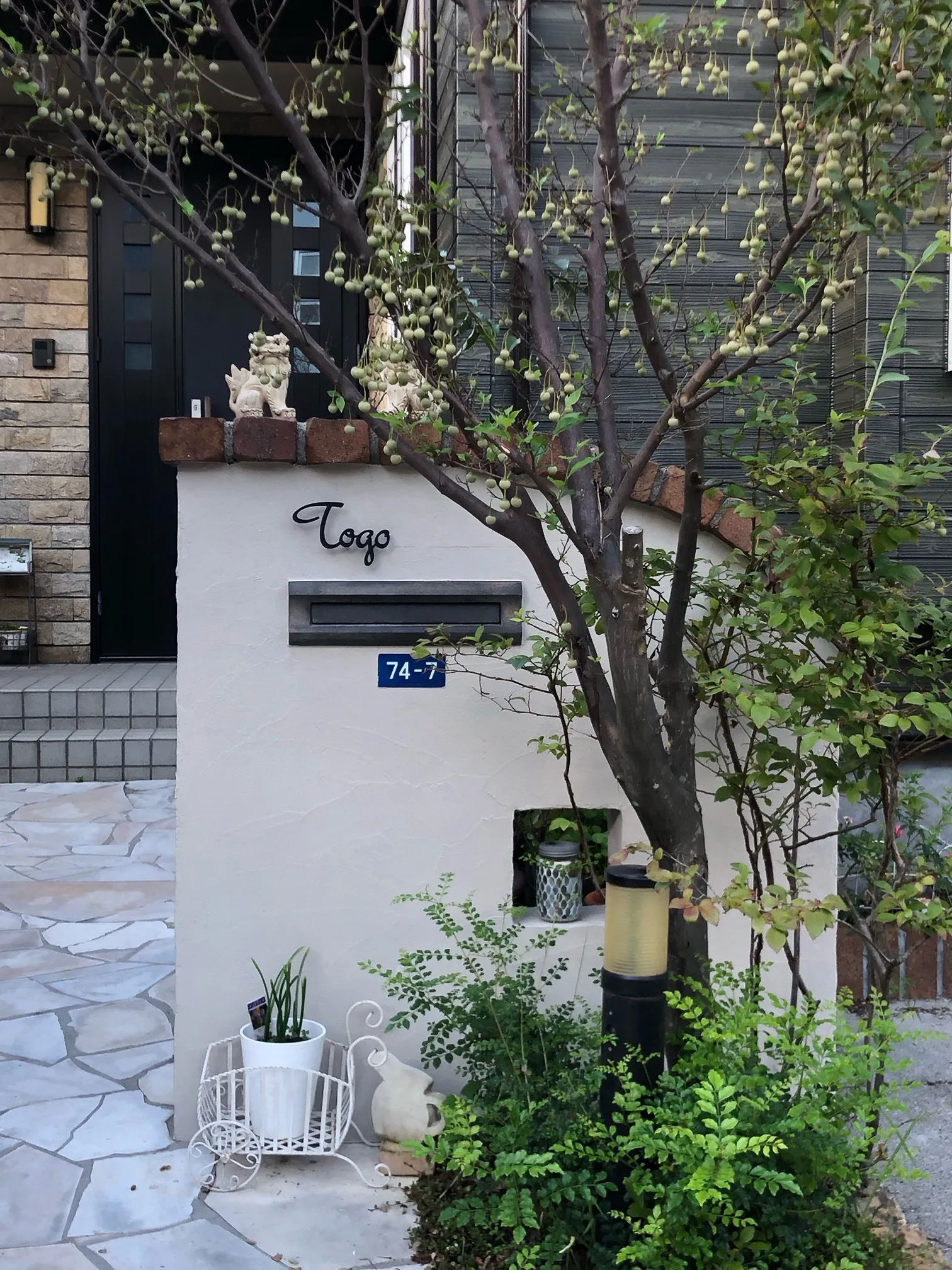 アンダーラインのないシンプルな切り文字レーザーカットステンレス表札【lcsr-02】