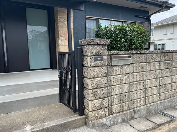 やわらかなモノトーンタイル表札 Norm ノーム タイル表札【hsm-15】