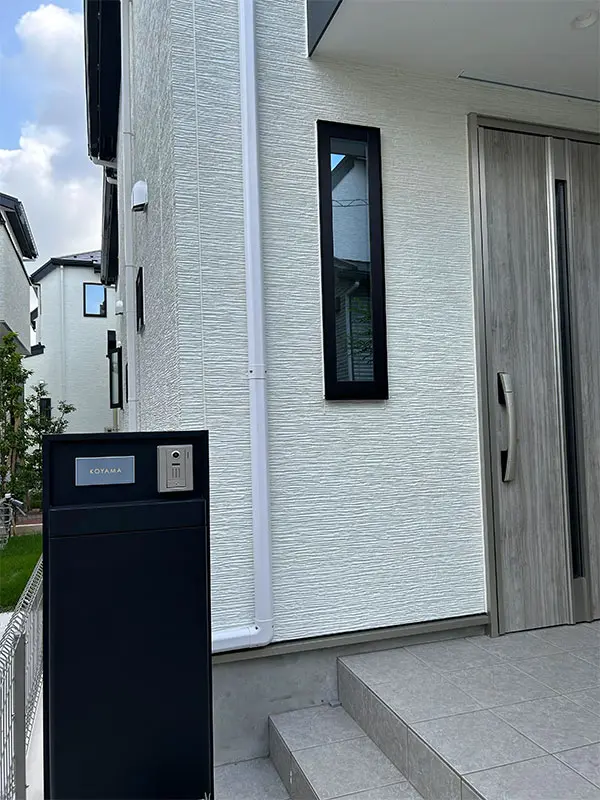 マットな質感が今っぽいニュアンスカラータイル表札【hsm-13b】