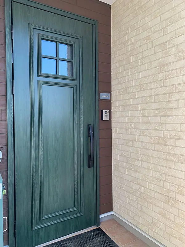 マットな質感が今っぽいニュアンスカラータイル表札【hsm-13b】