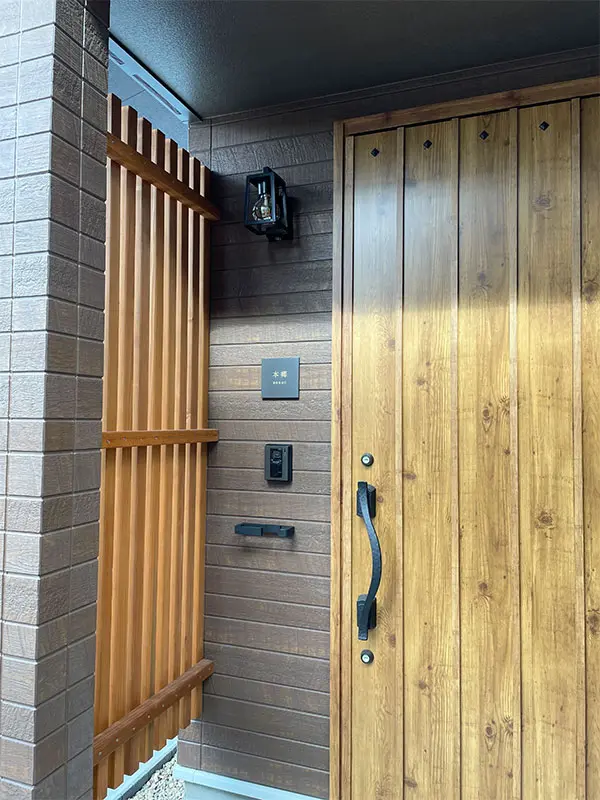 やわらかなモノトーンタイル表札 Norm ノーム タイル表札【hsm-15】