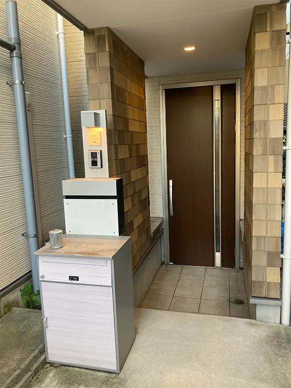 やわらかなモノトーンタイル表札 Norm ノーム タイル表札【hsm-15】