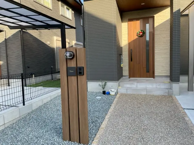 やわらかなモノトーンタイル表札 Norm ノーム タイル表札【hsm-15】