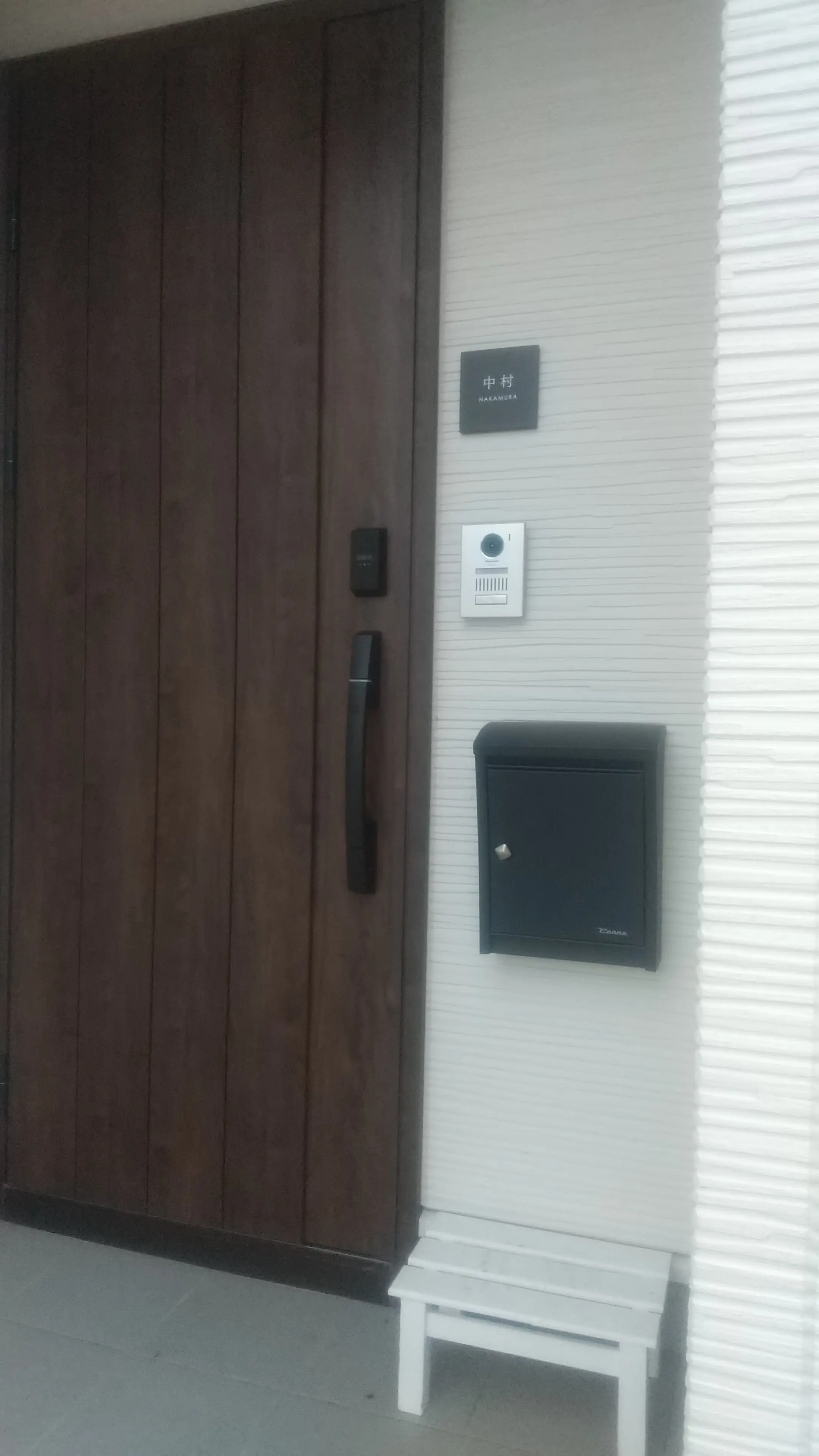 やわらかなモノトーンタイル表札 Norm ノーム タイル表札【hsm-15】