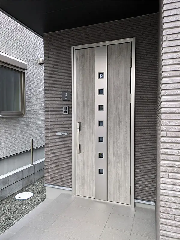 やわらかなモノトーンタイル表札 Norm ノーム タイル表札【hsm-15】