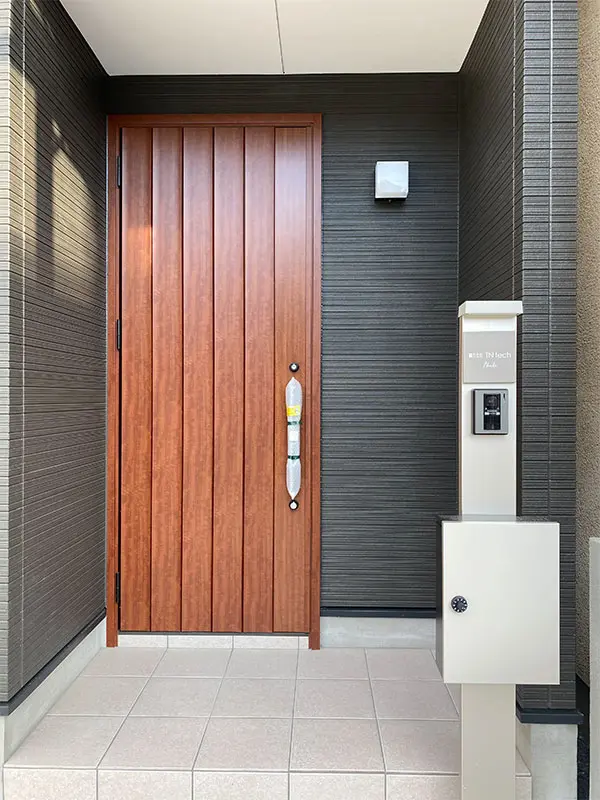 やわらかなモノトーンタイル表札 Norm ノーム タイル表札【hsm-15】