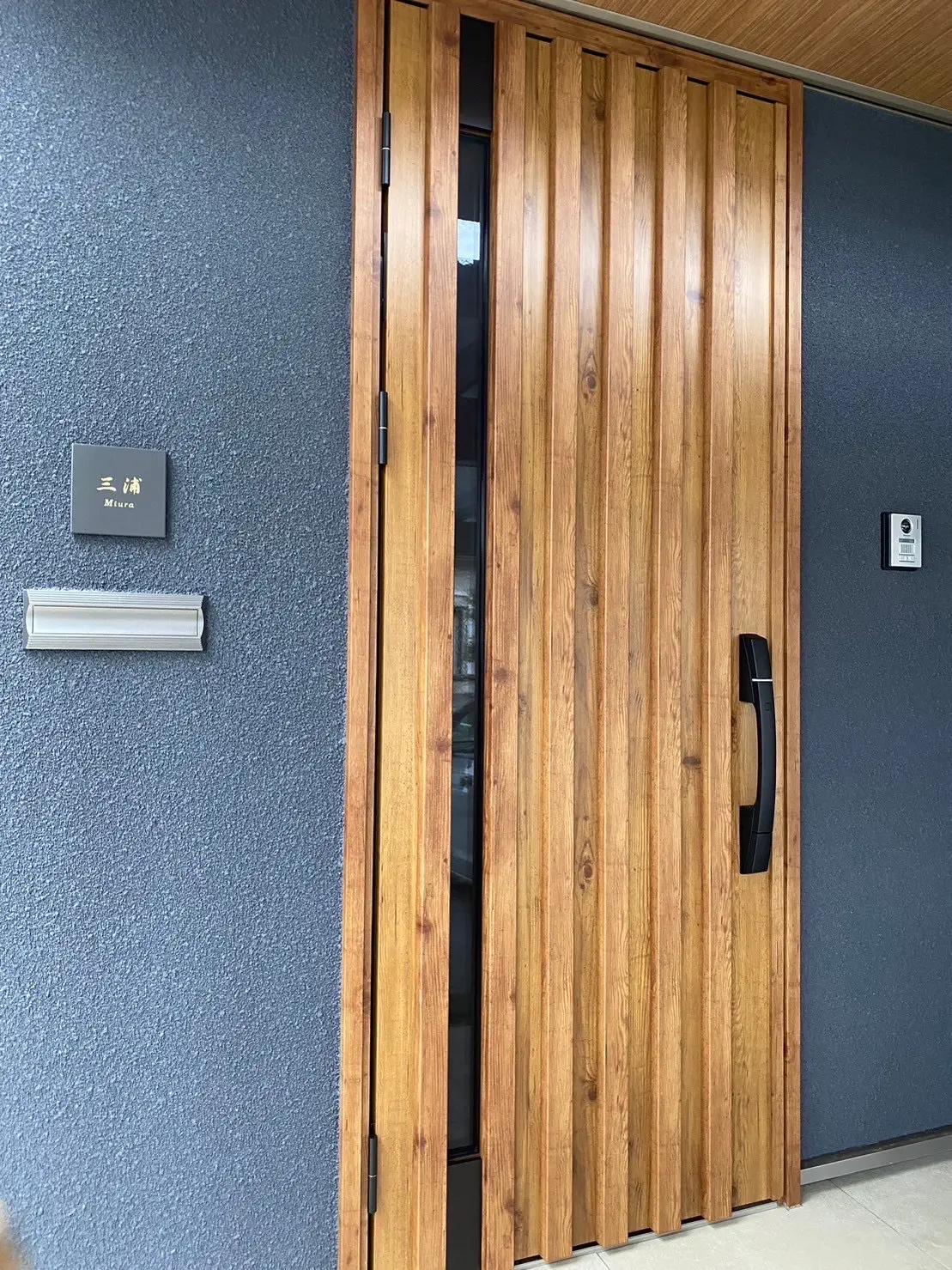 やわらかなモノトーンタイル表札 Norm ノーム タイル表札【hsm-15】