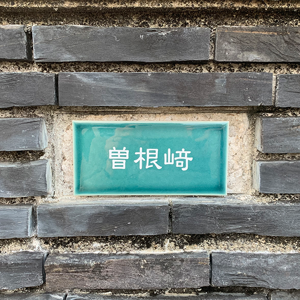 今っぽいニュアンスカラーが瑞々しいおしゃれなタイル表札【hsm-13】