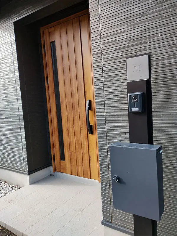 やわらかなモノトーンタイル表札 Norm ノーム タイル表札【hsm-15】