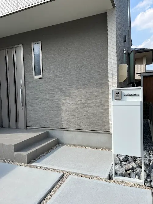 人気のカフェスタイル レーザーカットステンレス表札【LCS-03】