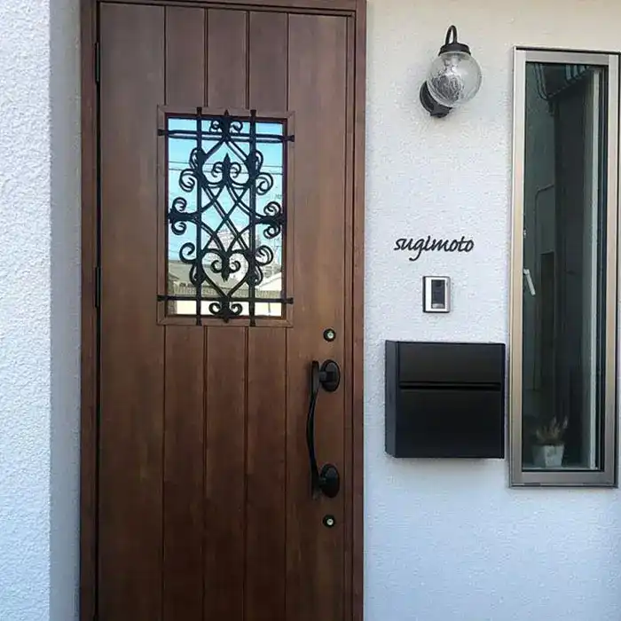 アンダーラインのないシンプルな切り文字レーザーカットステンレス表札【lcsr-02】