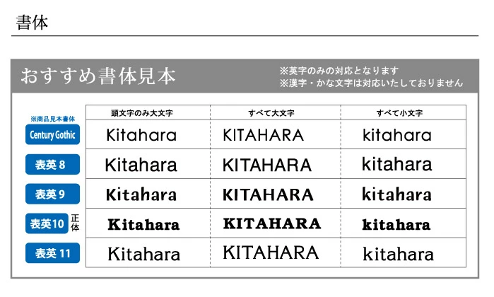 表札 ステンレス 書体
