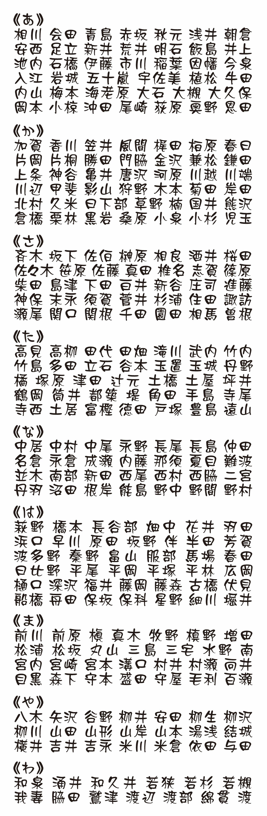 表札 書体 おすすめ 人気 漢字 表和10