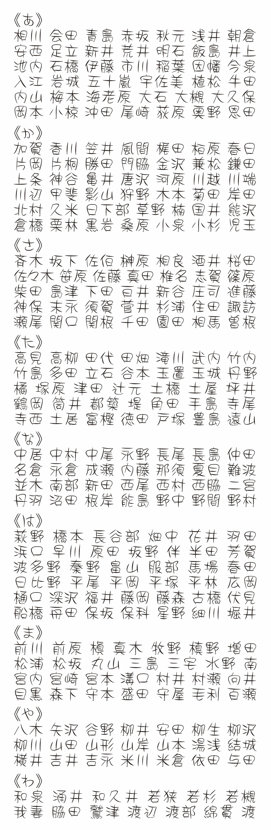 表札 書体 おすすめ 人気 漢字 表和16