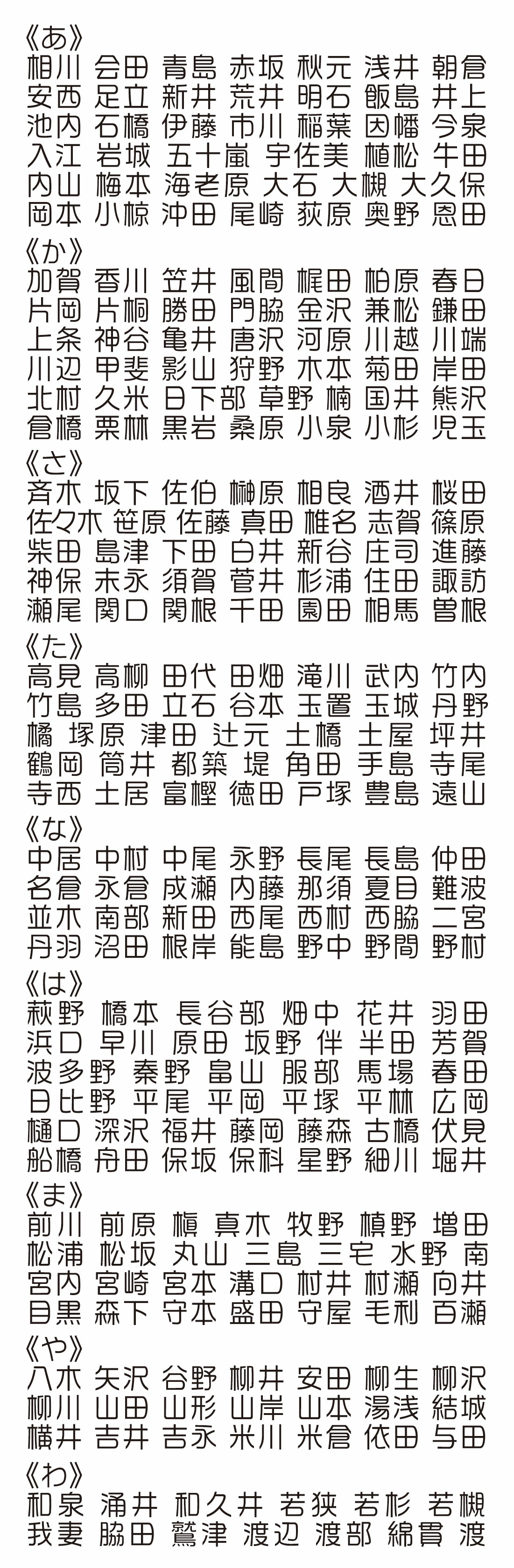 表札 書体 おすすめ 人気 漢字 表和24