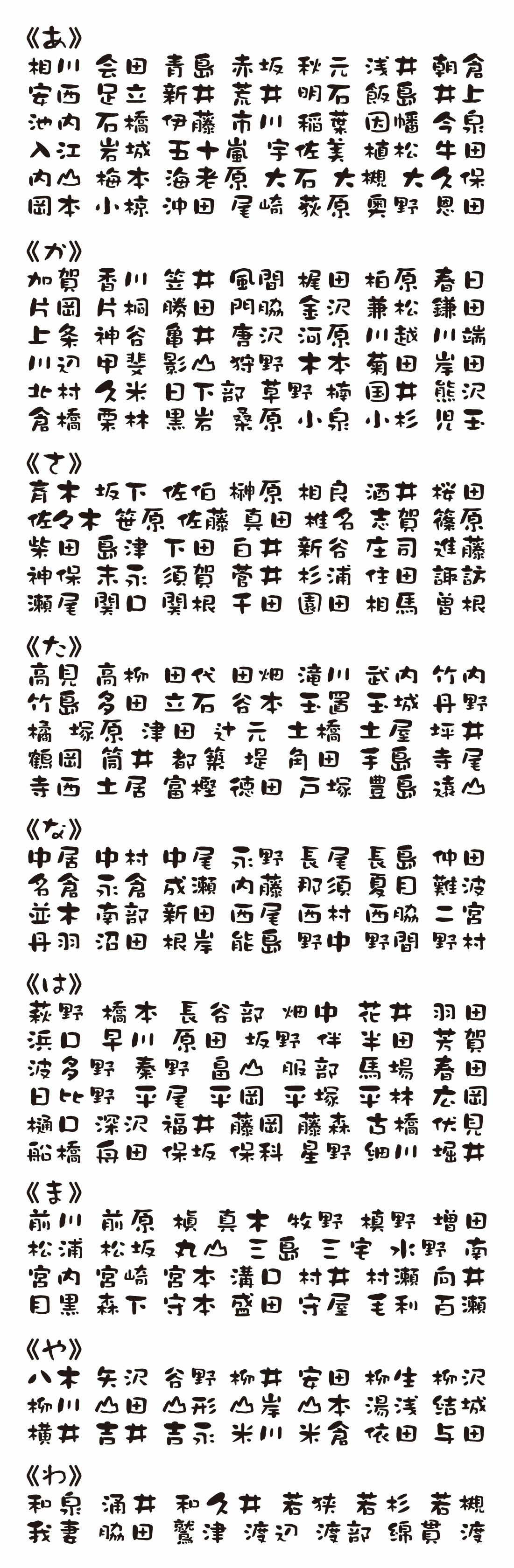 表札 書体 おすすめ 人気 漢字 表和9