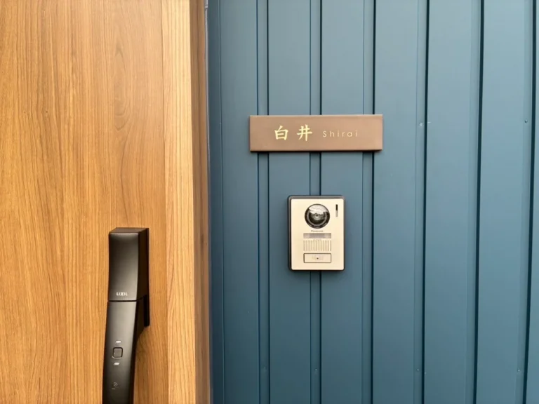 シックなカラーが大人な雰囲気をつくるおしゃれなタイル表札【hsm-12】