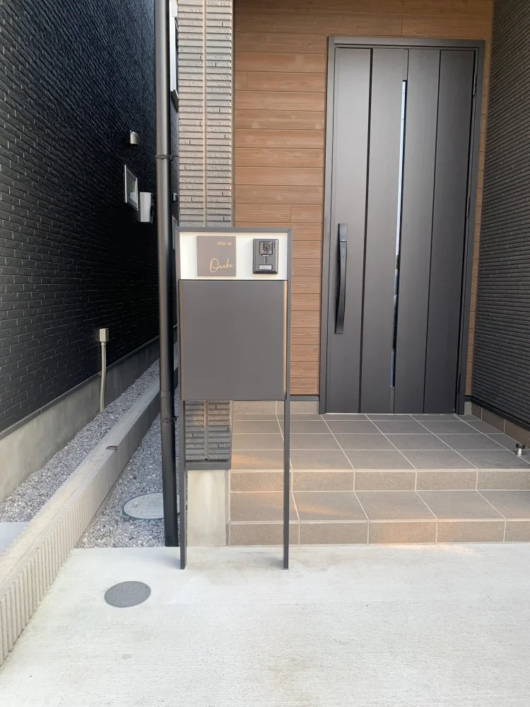 やわらかなモノトーンタイル表札 Norm ノーム タイル表札【hsm-15】