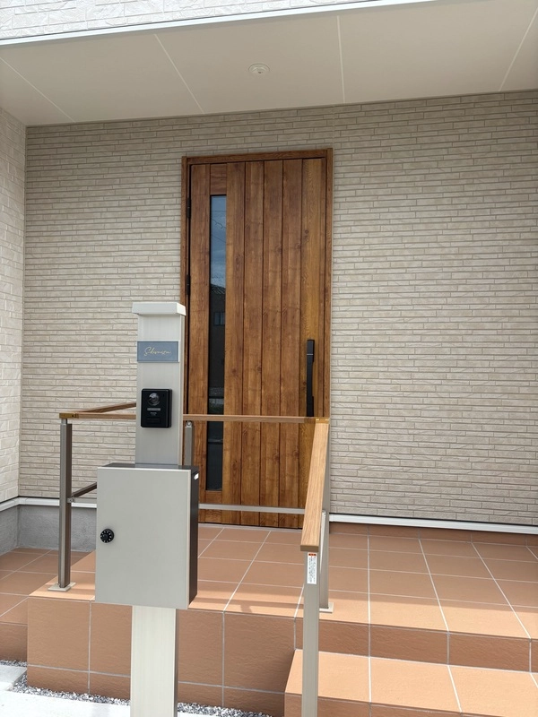 マットな質感が今っぽいニュアンスカラータイル表札【hsm-13b】