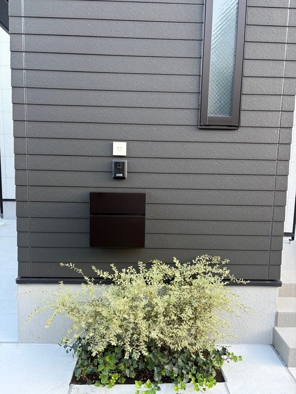 やわらかなモノトーンタイル表札 Norm ノーム タイル表札【hsm-15】