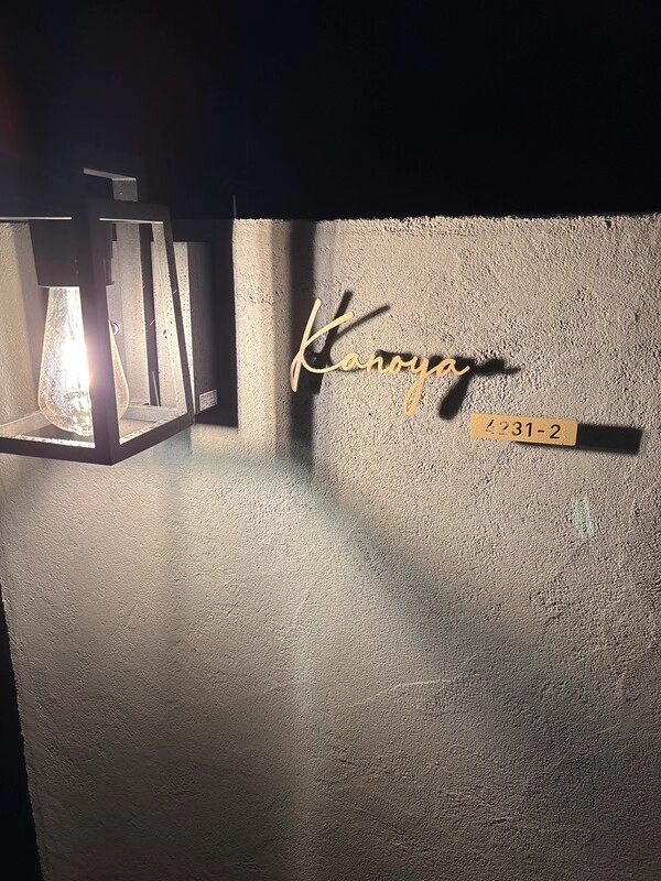 真鍮風のゴールド塗装 華奢でシンプルな手書き風切り文字表札【lcsr-22】