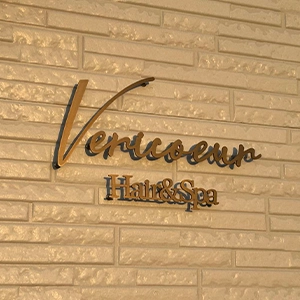 真鍮風のゴールド塗装 華奢でシンプルな手書き風切り文字表札【lcsr-22】